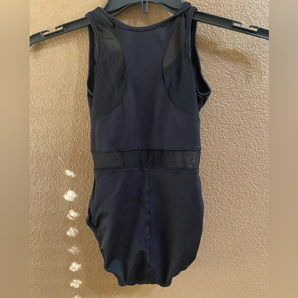 black leotard